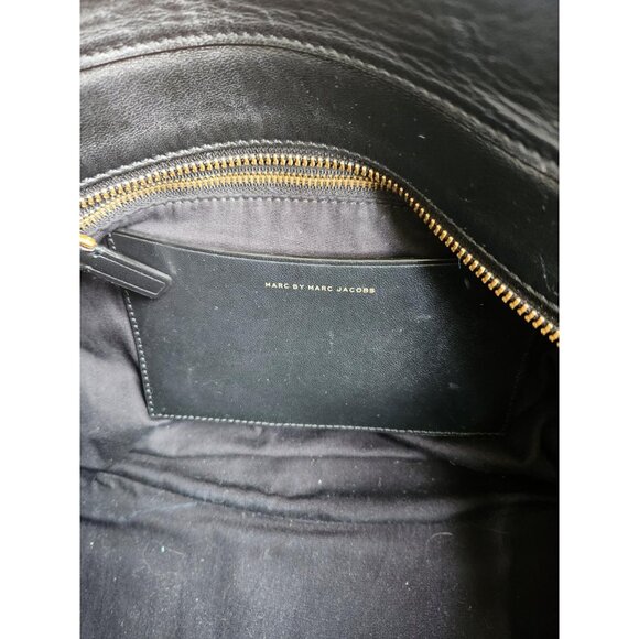 Marc By Marc Jacobs Black Leather Ligero East West Tote Black - Picture 15 of 16